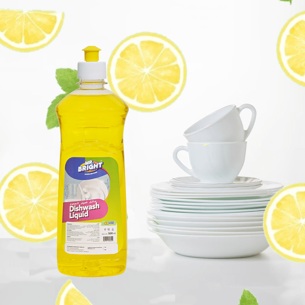 Dishwash Liquid with Lemon Scent 500ML